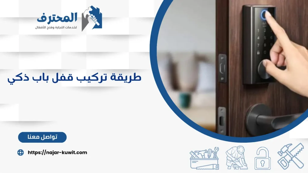 طريقة تركيب قفل باب ذكي